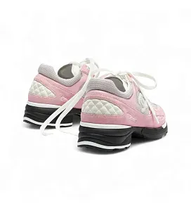 Chanel Тканевые кроссовки Pink/Ligth Grey/Black - фото 2