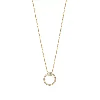 Tiffany & Co. Подвеска T Diamond Pendant a Baguette Diamond Yellow Gold - фото 1