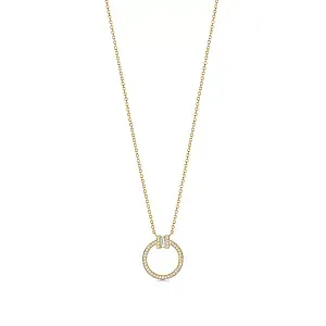 Tiffany & Co. Подвеска T Diamond Pendant a Baguette Diamond Yellow Gold - фото 1
