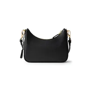 Prada Мини-сумка из сафьяновой кожи Re-Edition Black - фото 2