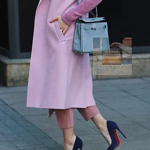 Hermès Kelly 25 Gris Mouette Togo Palladium Hardware - фото 6