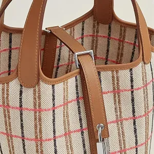 Hermès Сумка Picotin 18 Ecru Beige Fauve Rose Pop Noir Gold H Canvas Swift Palladium Hardware - фото 3