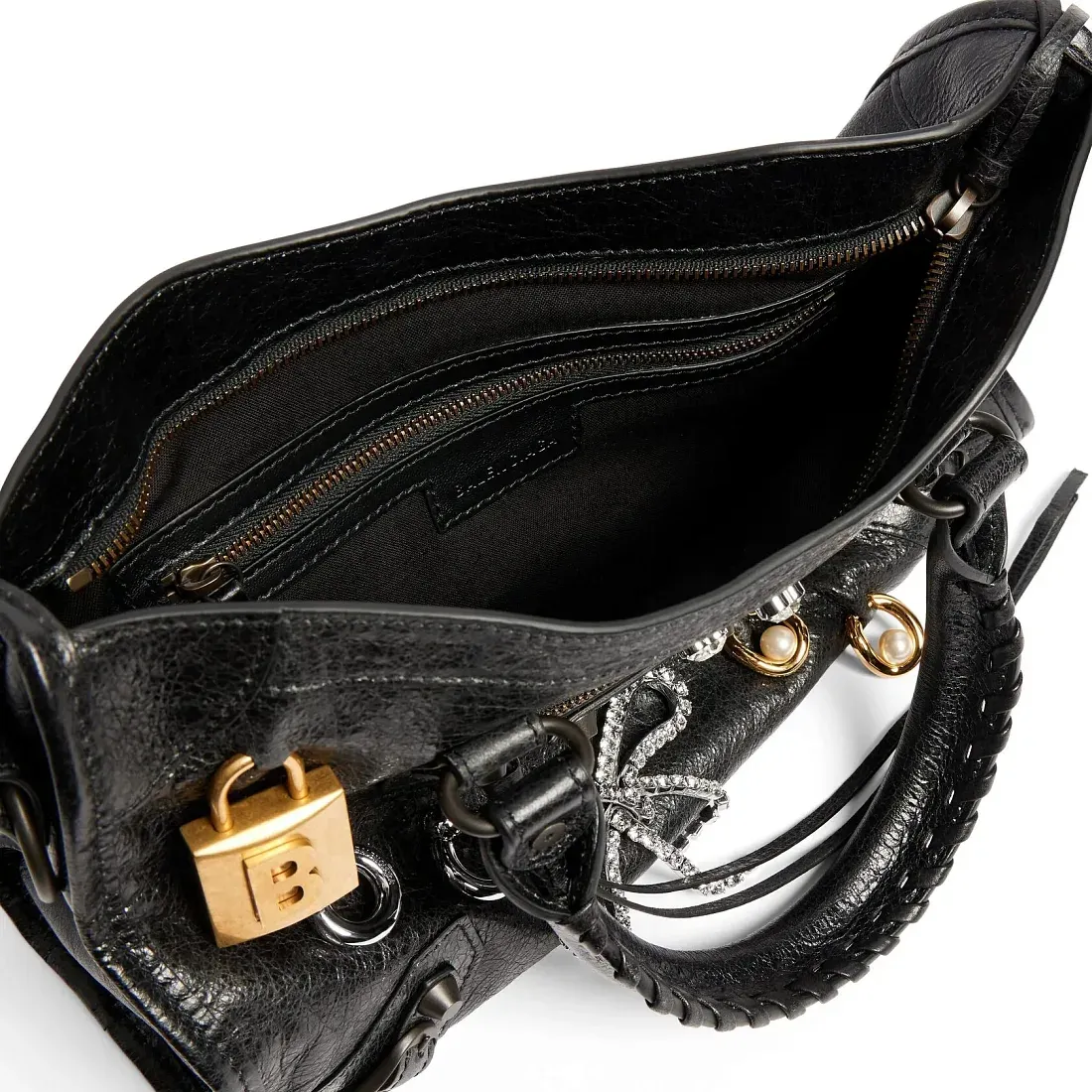 Balenciaga Сумка Le City With Pins маленького формата - фото 6
