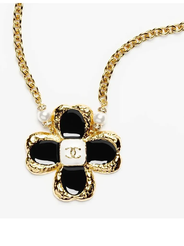 Колье Chanel Черный - фото 1