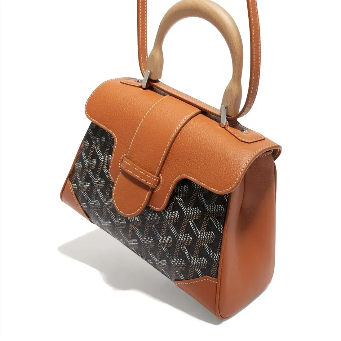 Goyard Мини-сумка Saigon Souple Black and Tan - фото 3