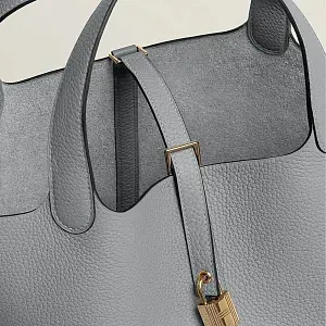 Hermès Сумка Picotin 22 Gris Pantin Clemence Gold Hardware - фото 3