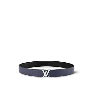 Louis Vuitton Двухсторонний ремень Heritage 35 мм Midnight Blue - фото 2