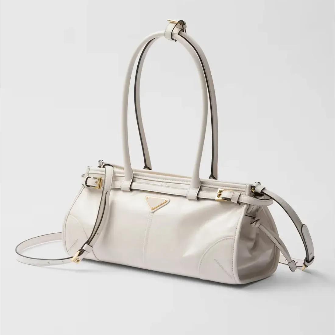 Prada Средняя кожаная сумка White - фото 3