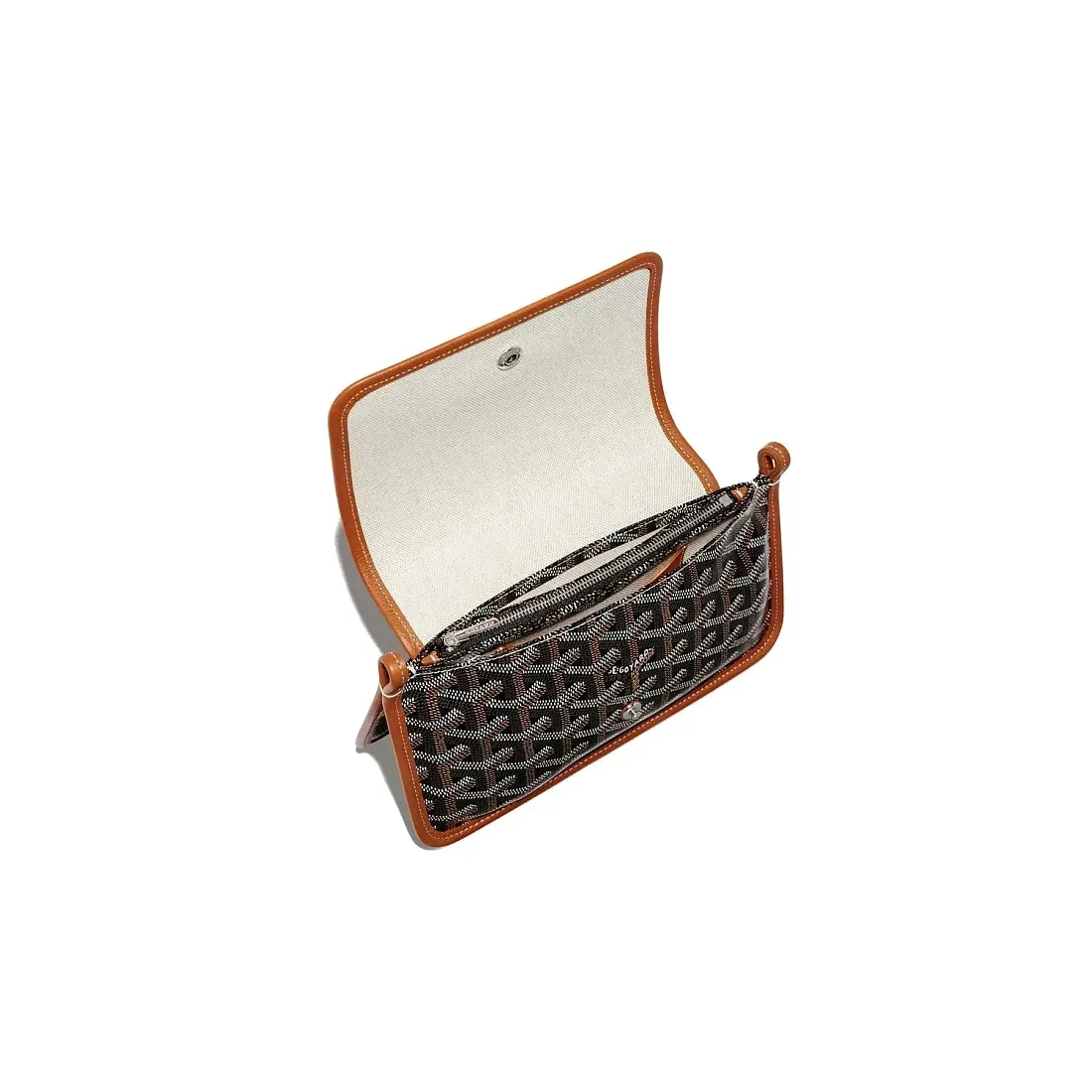 Goyard Мини-сумка Plumet Pocket Black and Tan - фото 3