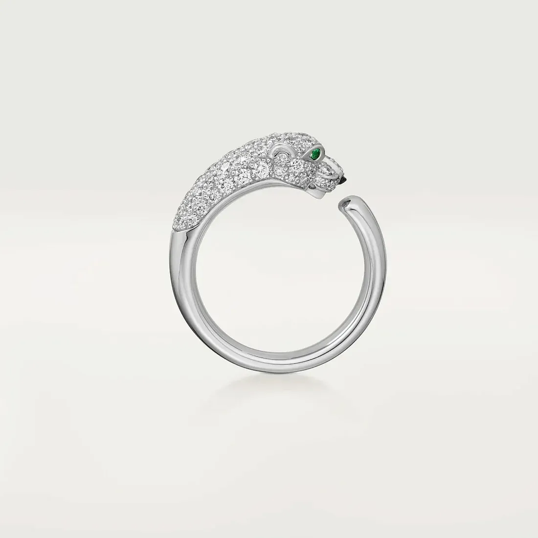Cartier Кольцо средняя модель с бриллиантовым паве Panthere de White Gold - фото 3