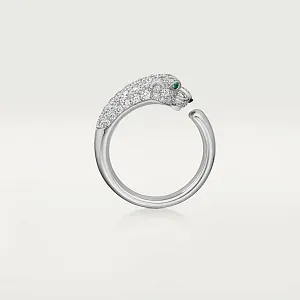 Cartier Кольцо средняя модель с бриллиантовым паве Panthere de White Gold - фото 3