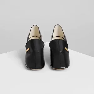 Phoebe Philo Кожаные лоферы 60 Black - фото 2