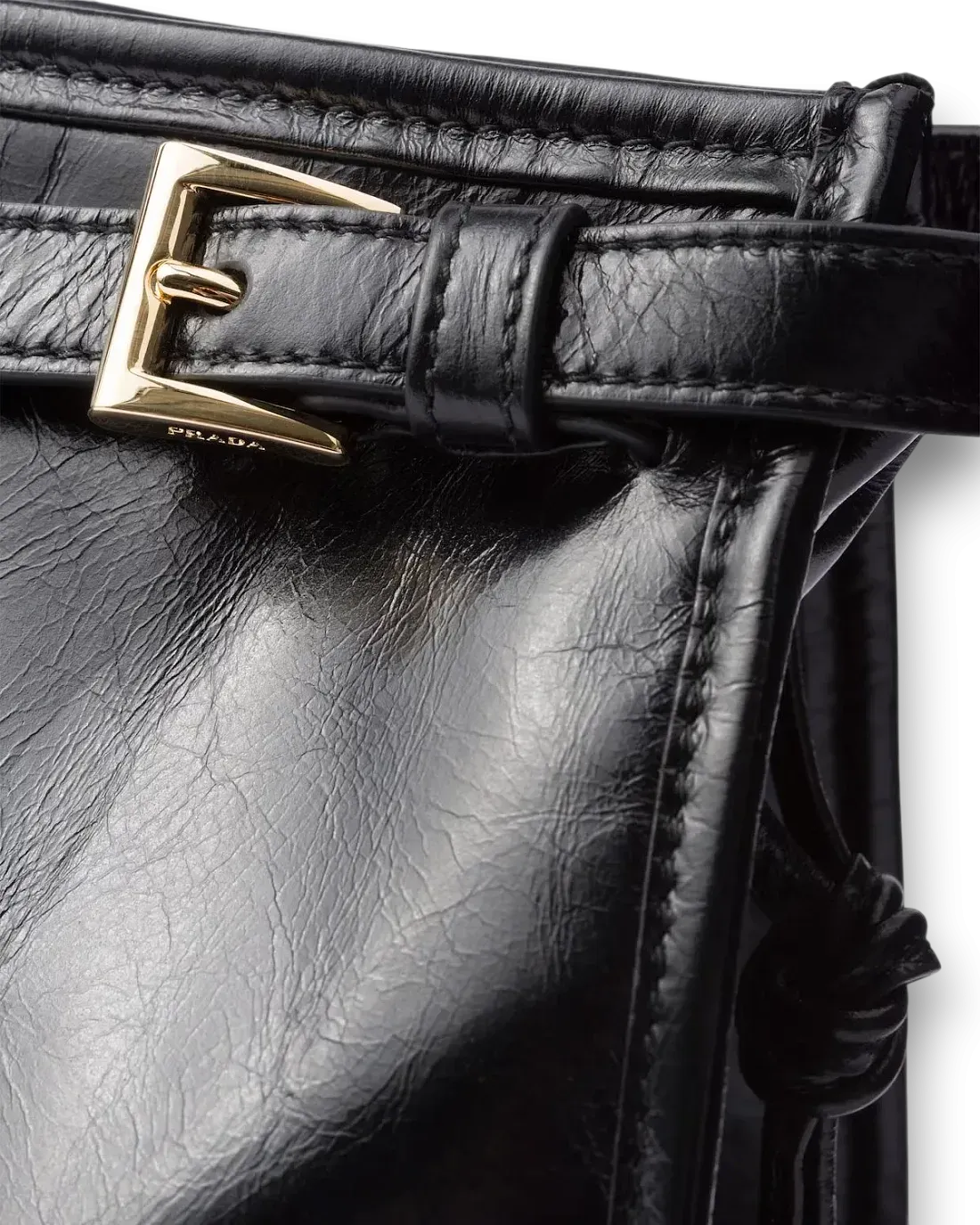 Prada Сумка Bonnie large leather - фото 6