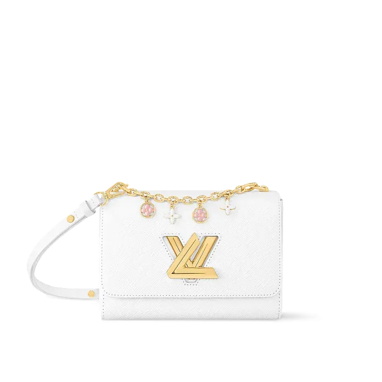 Сумка Twist MM Louis Vuitton Optic White - фото 1