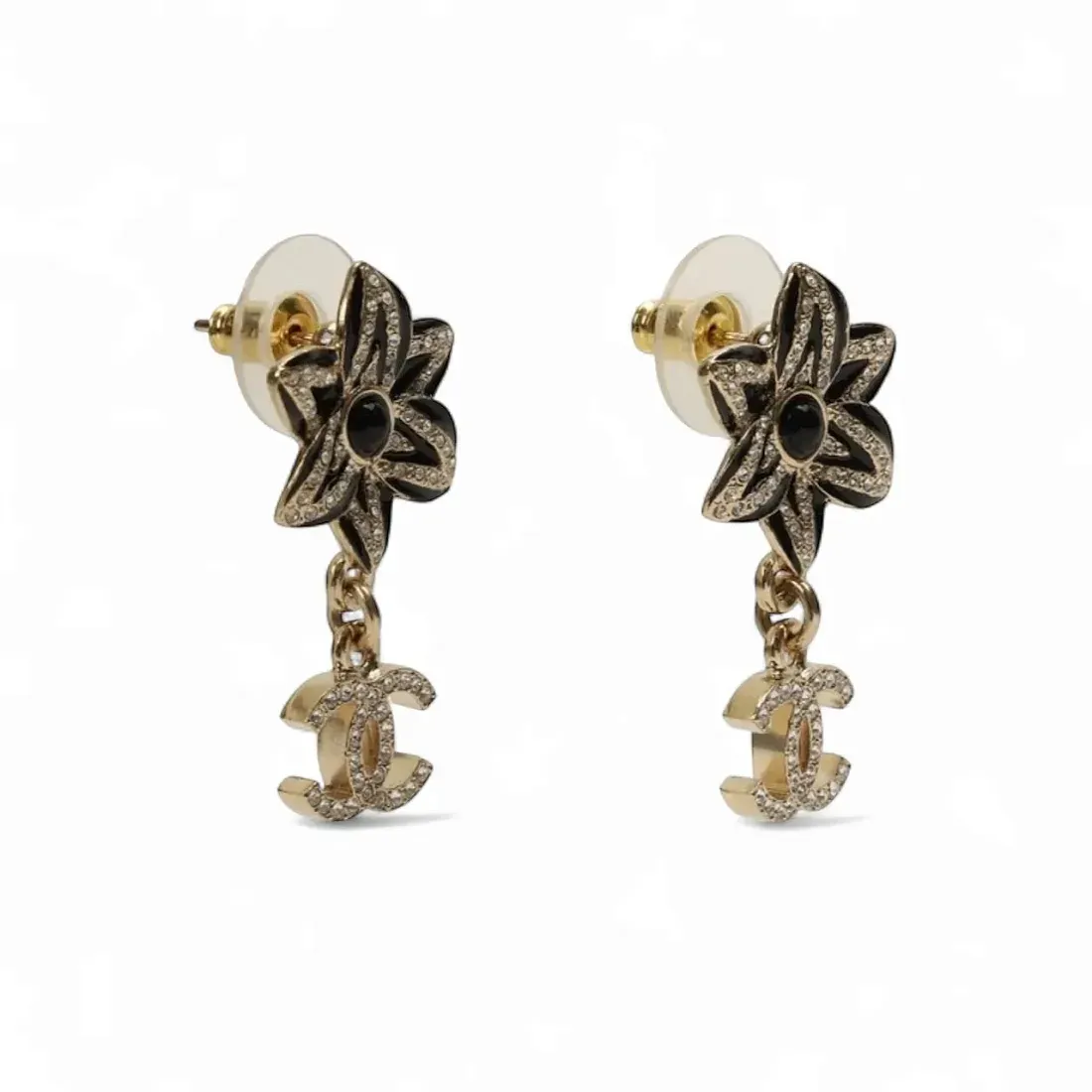 Chanel Серьги-гвоздики Flower Motif - фото 2