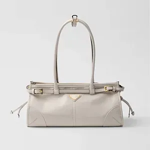 Prada Средняя кожаная сумка White - фото 1