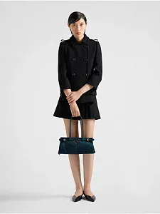 Prada Средняя кожаная сумка Denim - фото 2
