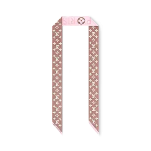 Louis Vuitton Шелковая лента Monogram Infinity BB Rose Poudre - фото 3
