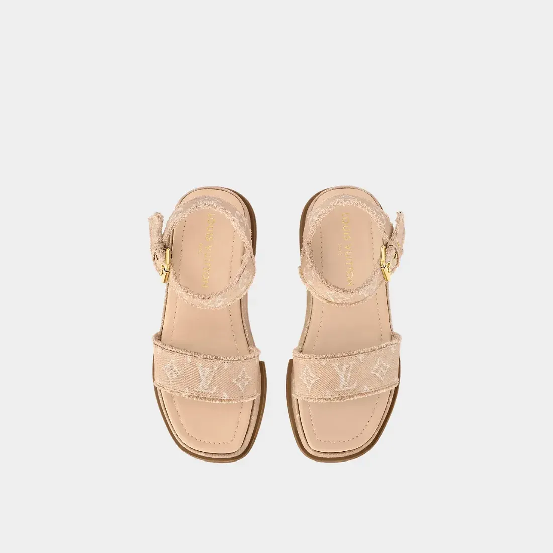 Louis Vuitton Босоножки Maya Platform Beige - фото 2