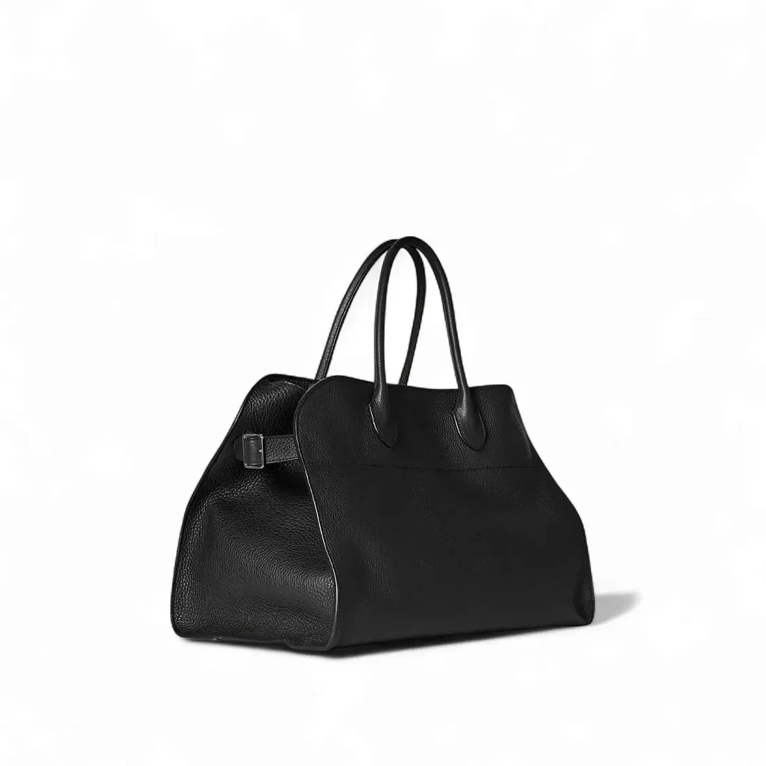 The Row Сумка Soft Margaux 17 из кожи Black - фото 2