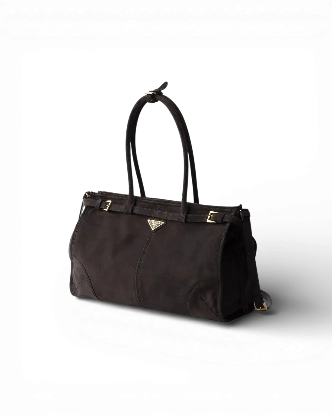 Prada Сумка Bonnie large suede - фото 3