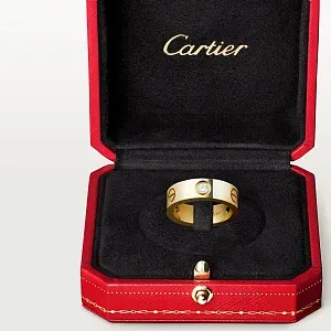 Cartier Кольцо Love с тремя бриллиантами Men Yellow Gold - фото 5