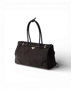 Prada Сумка Bonnie large suede - фото 3
