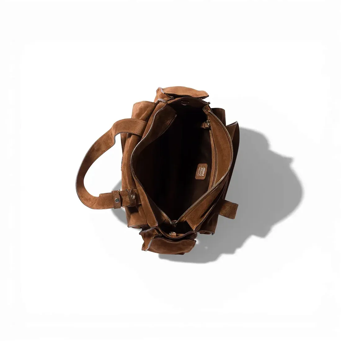 Miu Miu Сумка Utilitaire Cocoa Brown - фото 4
