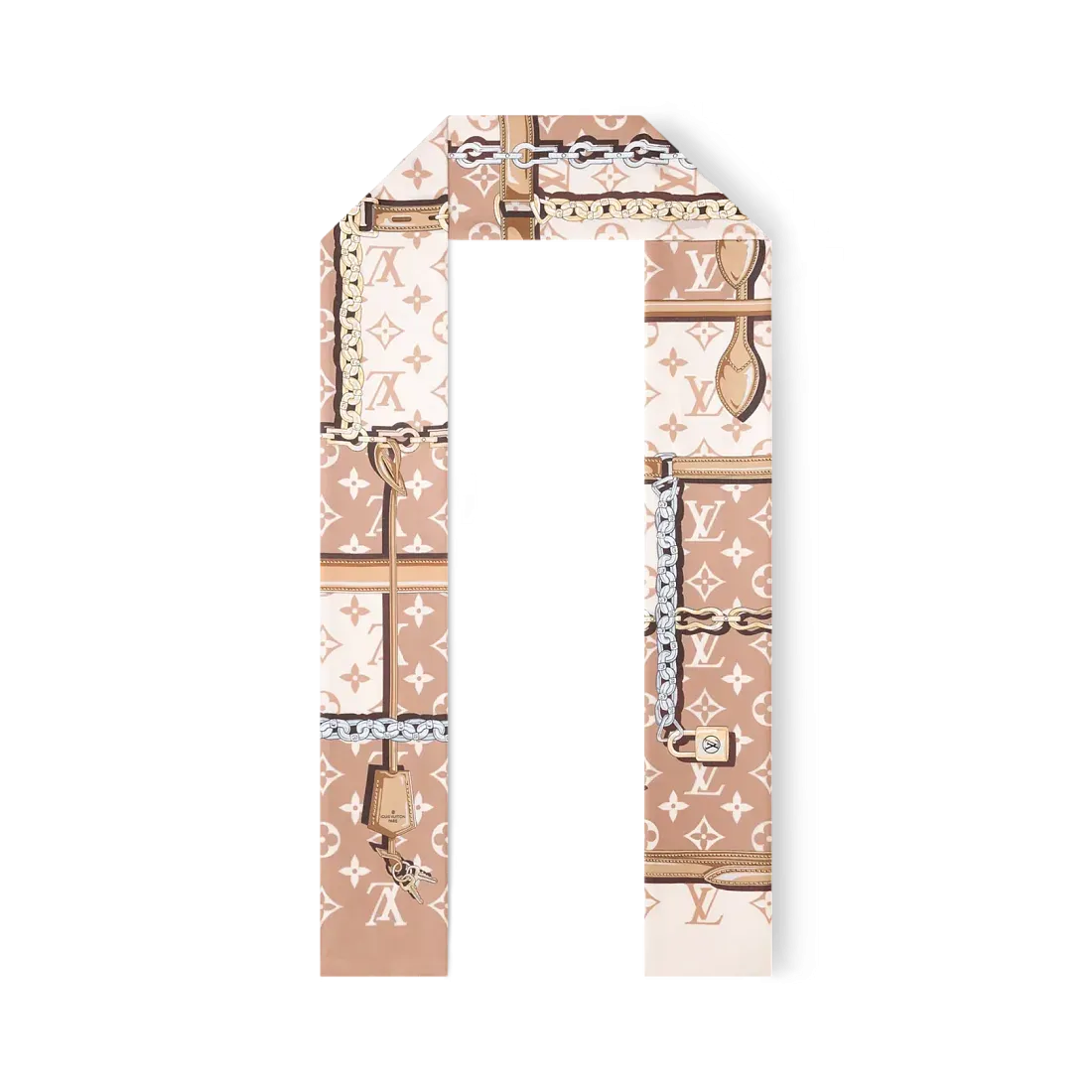 Louis Vuitton Шелковая лента Monogram Confidential Dune - фото 4