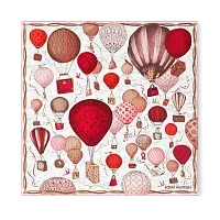 Louis Vuitton Платок-каре Up And Away 90 Rouge - фото 1