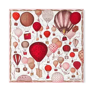 Louis Vuitton Платок-каре Up And Away 90 Rouge - фото 1