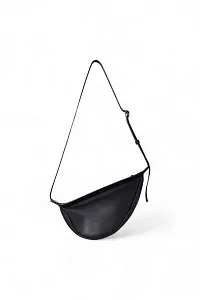 The Row Сумка Small Slouchy Banana Black из кожи - фото 1