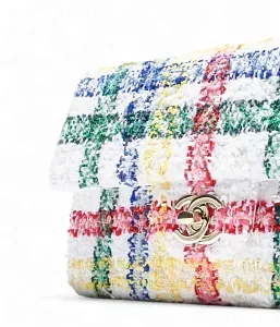 Chanel Классическая мини-сумка White and Multicolour - фото 3