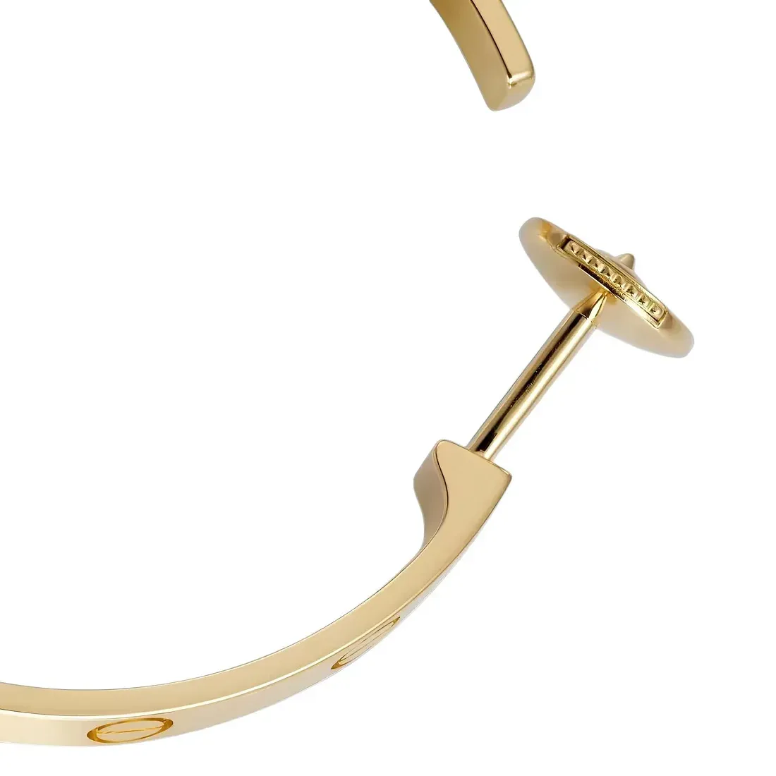 Cartier Серьги Love hoop earrings, large model Yellow - фото 3