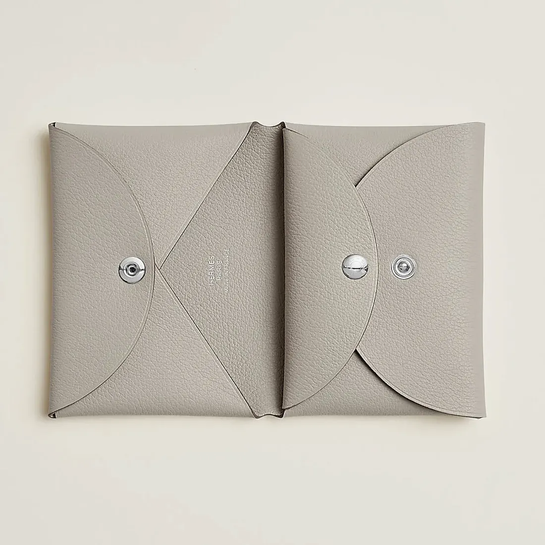 Hermès Кардхолдер Calvi Duo Beton - фото 2