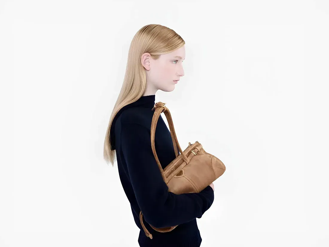 Prada Сумка средняя Bonnie Cinnamon - фото 2