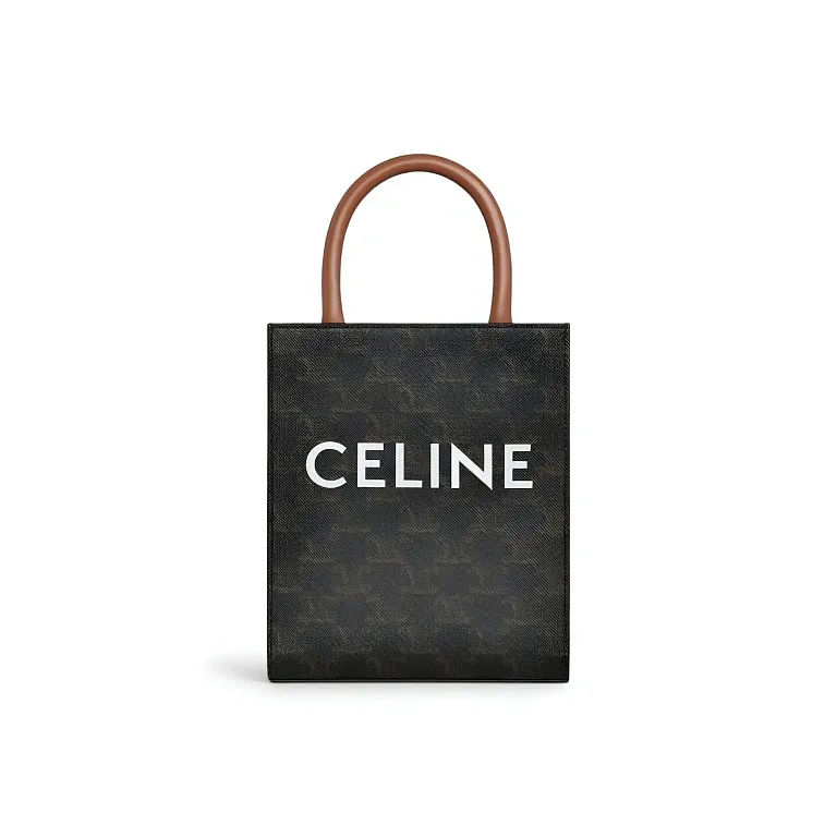 Сумка Mini Vertical Cabas Celine Tan - фото 1