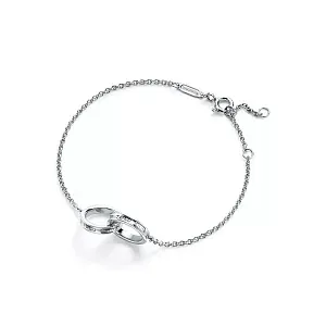 Tiffany & Co. Браслет 1837 Interlocking Circles Chain Bracelet in Silver - фото 1