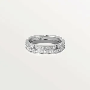 Cartier Обручальное кольцо Maillon Panthere Two Rows с бриллиантовым паве - фото 1