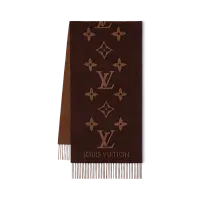 Louis Vuitton Шарф Reykjavik Dark Brown - фото 1