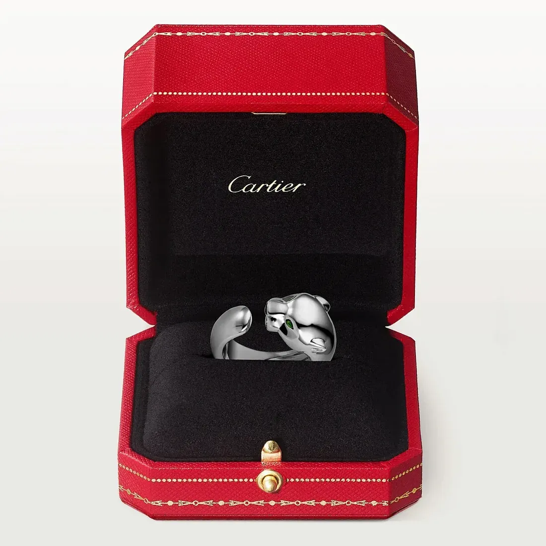 Cartier Кольцо средняя модель Panthere de White Gold - фото 4