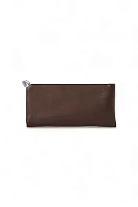 The Row Футляр для солнцезащитных очков Clasp Black из кожи Brown Melange - фото 1