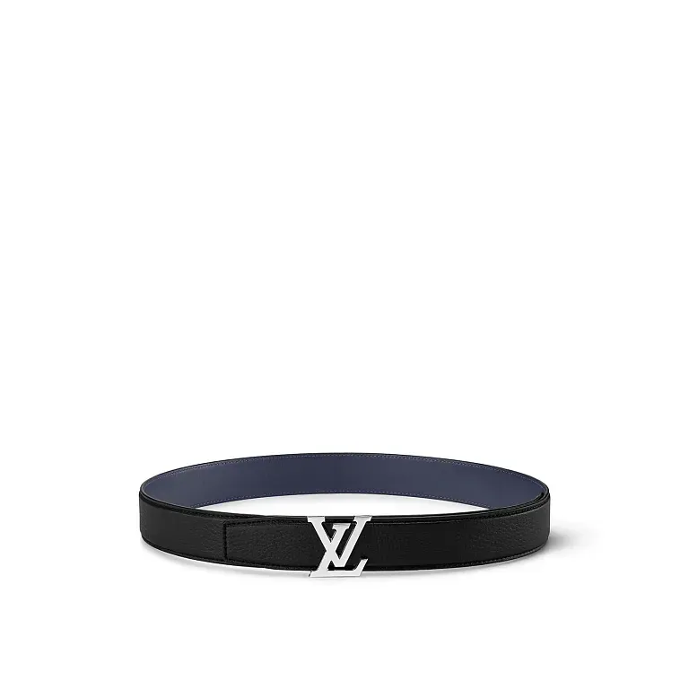 Двухсторонний ремень Heritage 35 мм Louis Vuitton Midnight Blue - фото 1