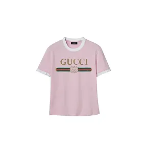 Gucci Футболка La Famiglia Light Pink - фото 1