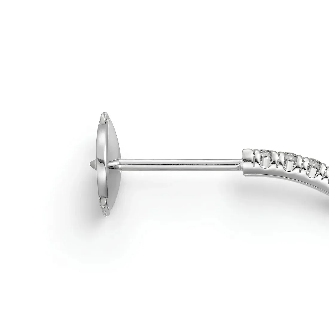 Cartier Серьги Etincelle de hoop earrings, medium model, paved - фото 4