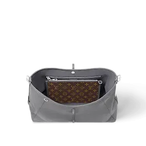 Louis Vuitton Сумка Carry All Dark MM Gris Trianon - фото 3