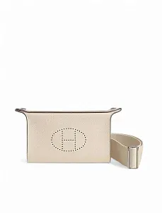 Hermès Сумка Videpoches Craie Togo Palladium Hardware - фото 1