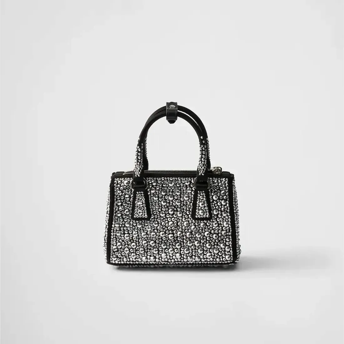 Prada Сумка Galleria из сатина с декорированием - фото 2