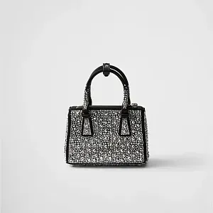 Prada Сумка Galleria из сатина с декорированием - фото 2