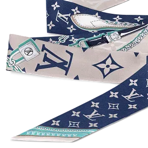 Louis Vuitton Шелковая лента Monogram Ultimate BB Bleu Marine - фото 2